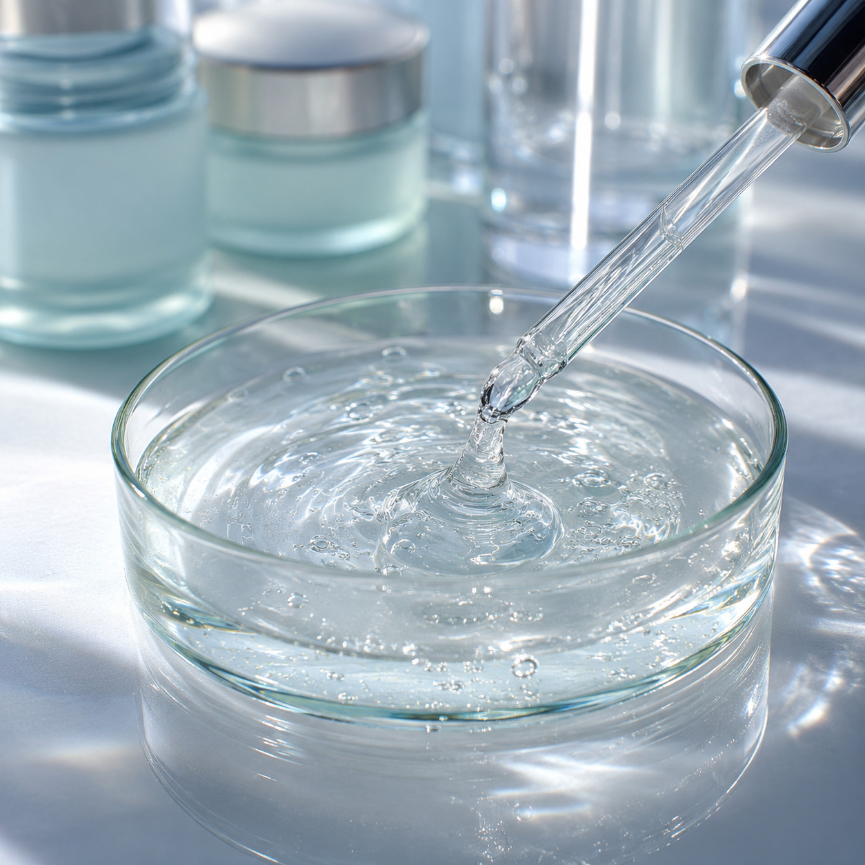 Acetyl Tetrapeptide-5 (AT-5) molecular illustration