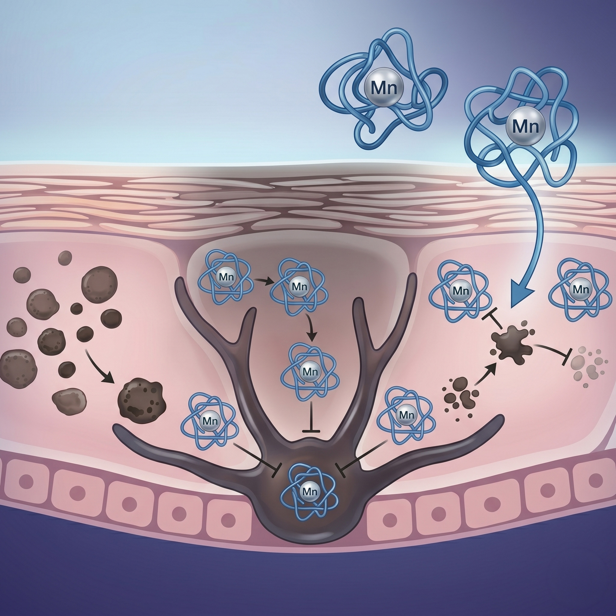 Manganese Tripeptide-1 (Mn-TP1) molecular illustration