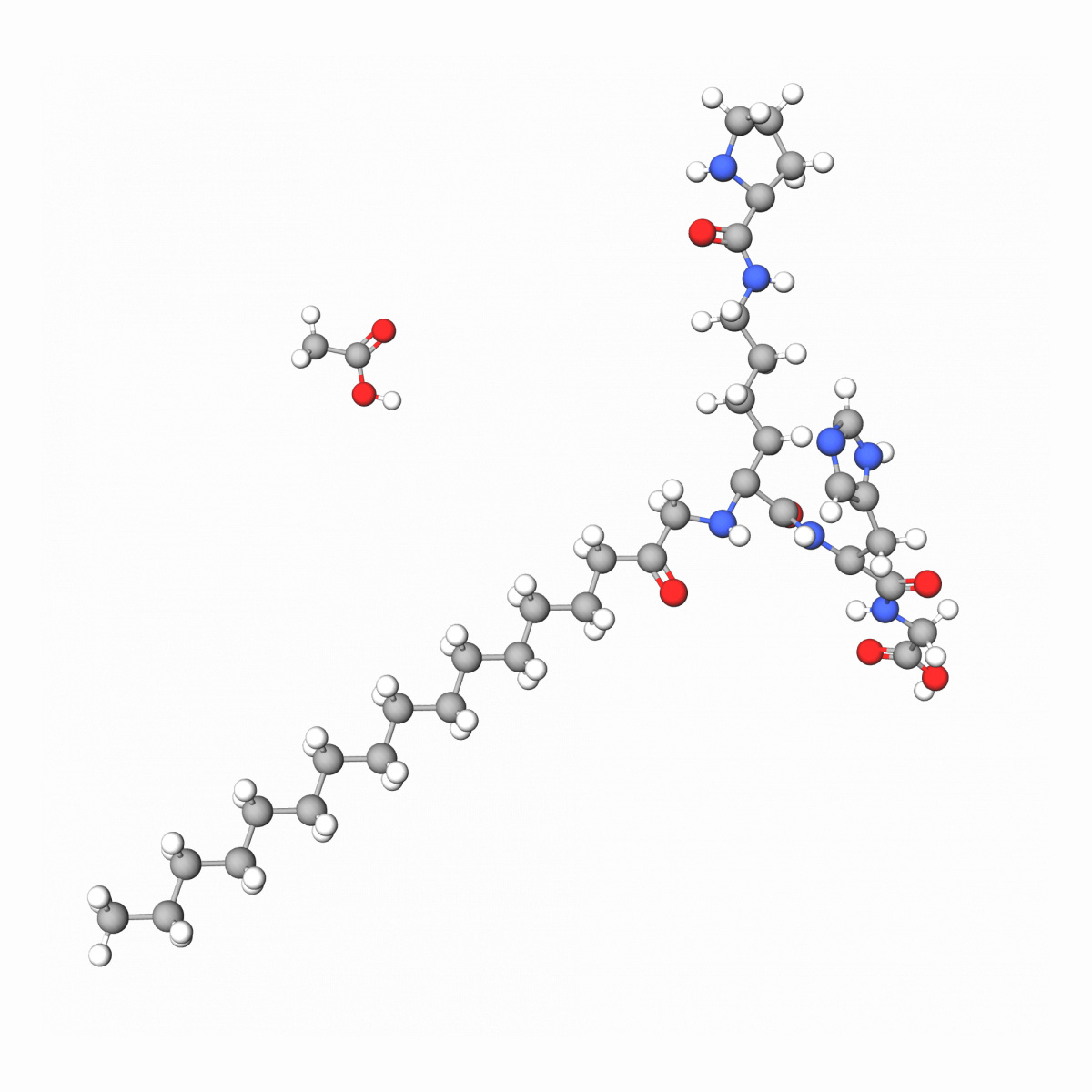 N-Prolyl Palmitoyl Tripeptide-56 Acetate - view 2