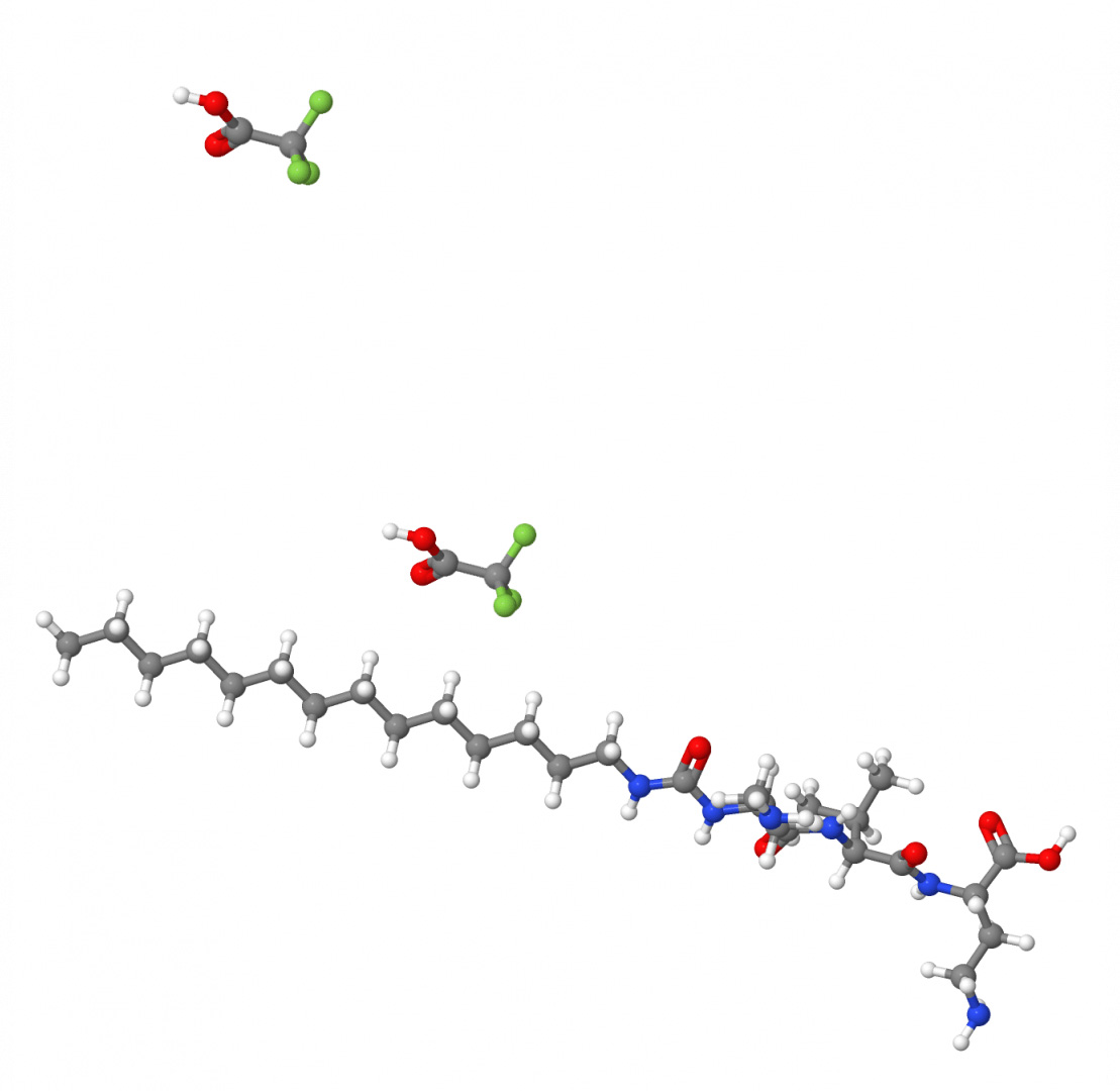 Tetradecyl Aminobutyroylvalylaminobutyric Urea Trifluoroacetate - view 2